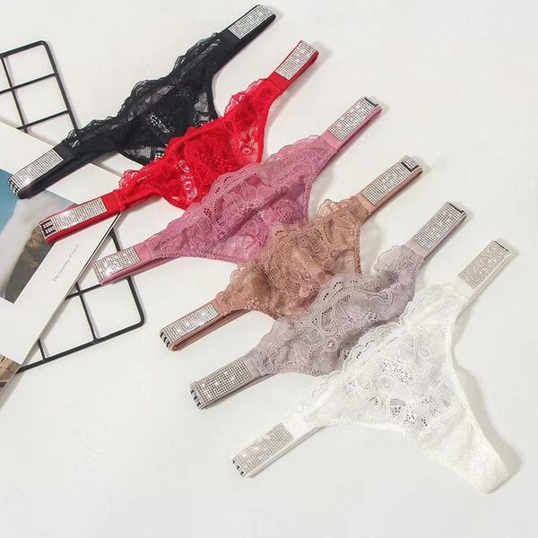 women's panties thong women luxury rhinestone ladies thongs lace fashion comfortable briefs, Black;pink
women's panties thong women luxury rhinestone ladies thongs lace fashion comfortable briefs, Black;pink