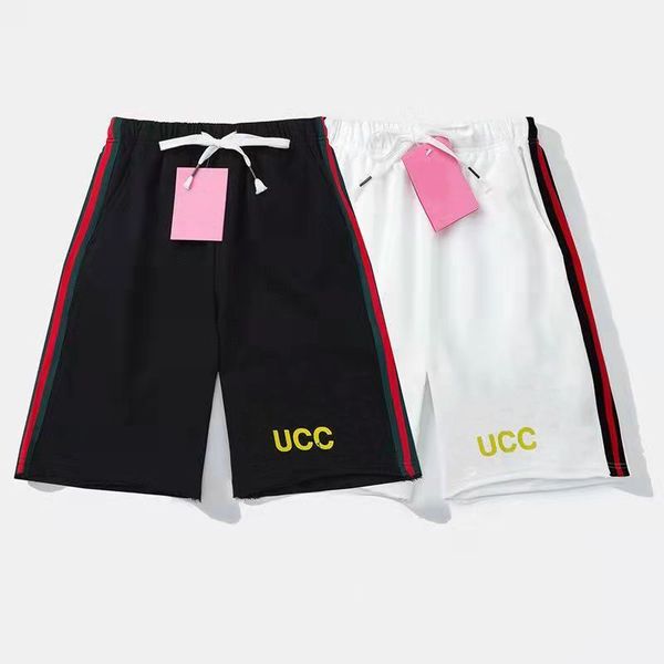 spring summer men sport shorts mens womens same letter print logo suture stripe webbing fashion outdoor leisure loose beach five point pants, White;black
spring summer men sport shorts mens womens same letter print logo suture stripe webbing fashion outdoor leisure loose beach five point pants, White;black