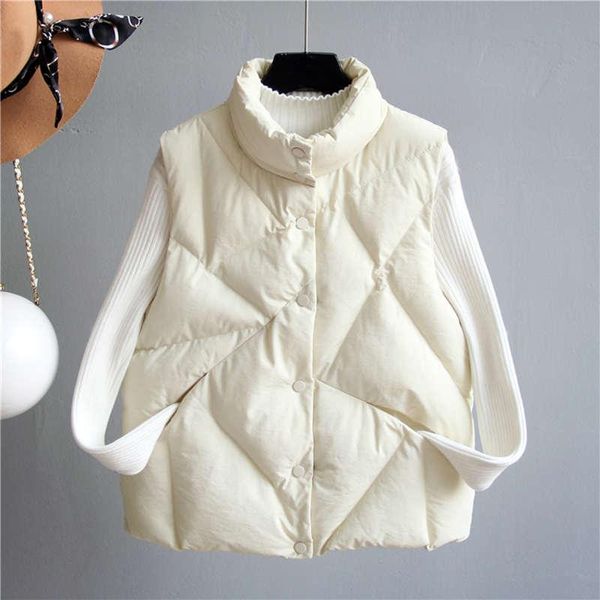 women's vests black white short vest coat women stand collar sleeveless down cotton jacket campera mujer warm waistcoat winter c4710
women's vests black white short vest coat women stand collar sleeveless down cotton jacket campera mujer warm waistcoat winter c4710