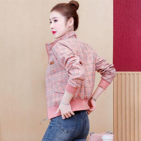 plaid fashion little fragrant jacket, casual and comfortable, all-match women's style jackets, Black;brown
plaid fashion little fragrant jacket, casual and comfortable, all-match women's style jackets, Black;brown