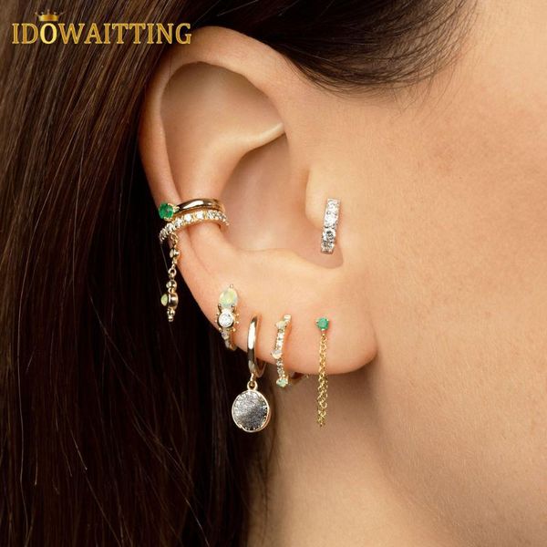 hoop & huggie water drop white fire opal stone 925 sterling silver jewelry 5a cz sparking fashion women girl minimalist small earrings, Golden;silver
hoop & huggie water drop white fire opal stone 925 sterling silver jewelry 5a cz sparking fashion women girl minimalist small earrings, Golden;silver