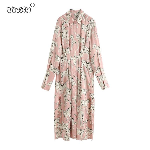 women chic fashion animal print pleated long shirt dress vintage sleeve button-up dresses casual vestidos 210531, Black;gray
women chic fashion animal print pleated long shirt dress vintage sleeve button-up dresses casual vestidos 210531, Black;gray