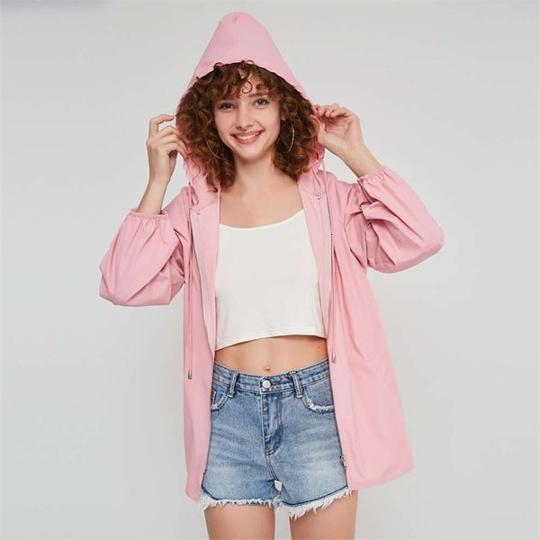 women's jackets coats 2021 spring clothing temperament commuting fashion zipper hooded 660223 y6xk, Black;brown
women's jackets coats 2021 spring clothing temperament commuting fashion zipper hooded 660223 y6xk, Black;brown