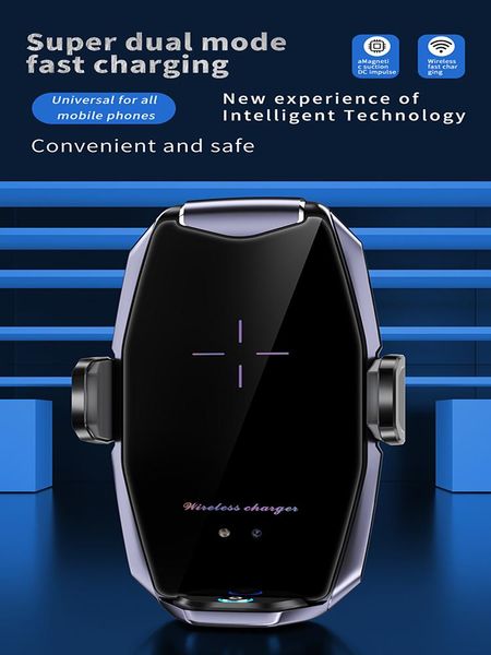 metal magnetic plug automatic clamping car wireless charger infrared induction qi mobile phone holder cell mounts & holders
metal magnetic plug automatic clamping car wireless charger infrared induction qi mobile phone holder cell mounts & holders