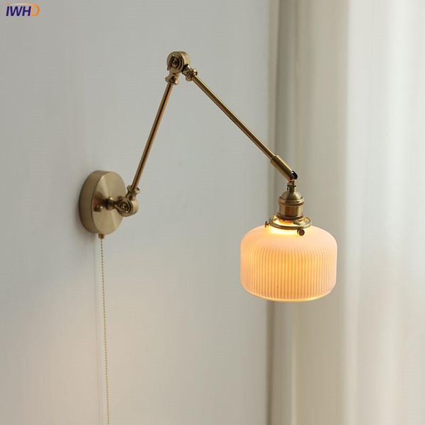 wall lamps iwhd japan style copper long arm lamp sconce pull chain switch beside bedroom stair light ceramic lampshade wandlamp led
wall lamps iwhd japan style copper long arm lamp sconce pull chain switch beside bedroom stair light ceramic lampshade wandlamp led
