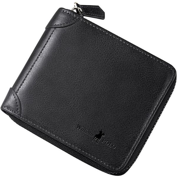 wallets williampolo men's leather wallet po compartment zipper retro casual 191402p, Red;black
wallets williampolo men's leather wallet po compartment zipper retro casual 191402p, Red;black