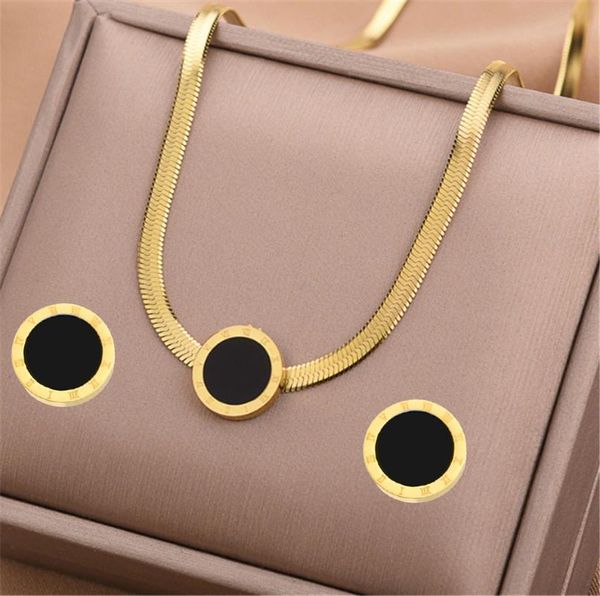 earrings & necklace roman letter titanium steel colorless color enamel pendant stainless, Silver
earrings & necklace roman letter titanium steel colorless color enamel pendant stainless, Silver