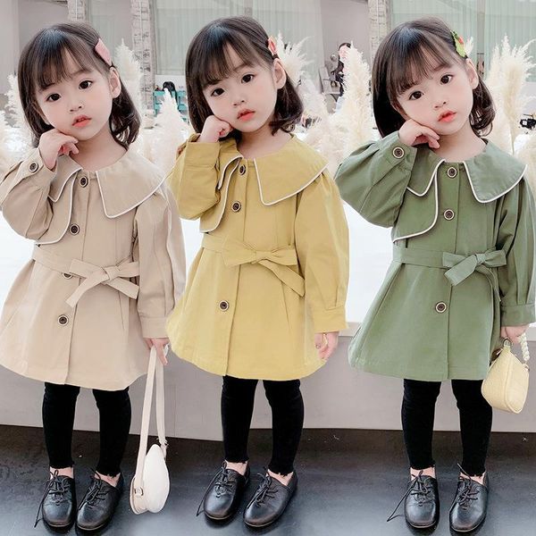 coat 2021 spring children jackets for girls kids trench autumn outerwear casual coats clothing 2-8y cly031, Blue;gray
coat 2021 spring children jackets for girls kids trench autumn outerwear casual coats clothing 2-8y cly031, Blue;gray