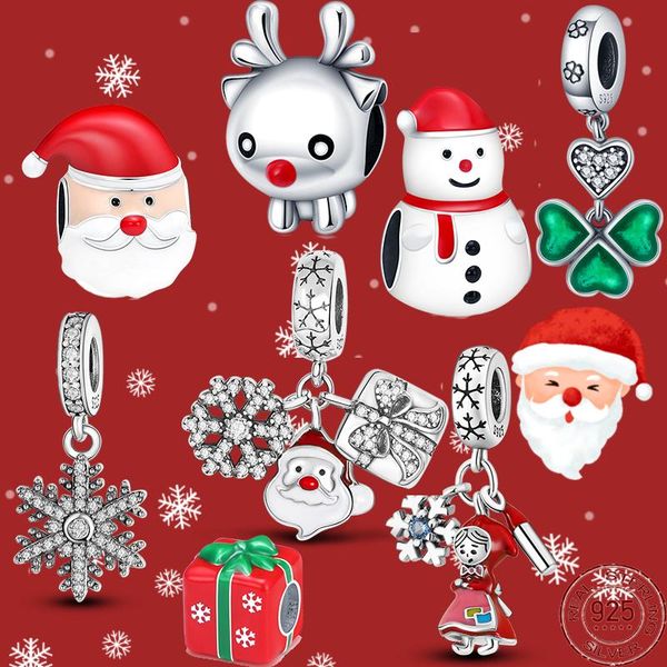 other plata charms of ley 925 sterling silver christmas series beads fit original bracelet making diy jewelry gift
other plata charms of ley 925 sterling silver christmas series beads fit original bracelet making diy jewelry gift