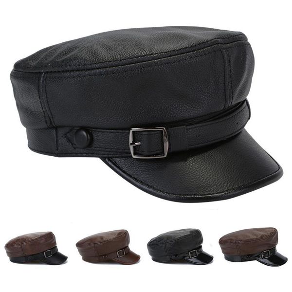 berets korean leather hat autumn and winter men women cowhide cap flat military student european british motorcycle, Blue;gray
berets korean leather hat autumn and winter men women cowhide cap flat military student european british motorcycle, Blue;gray