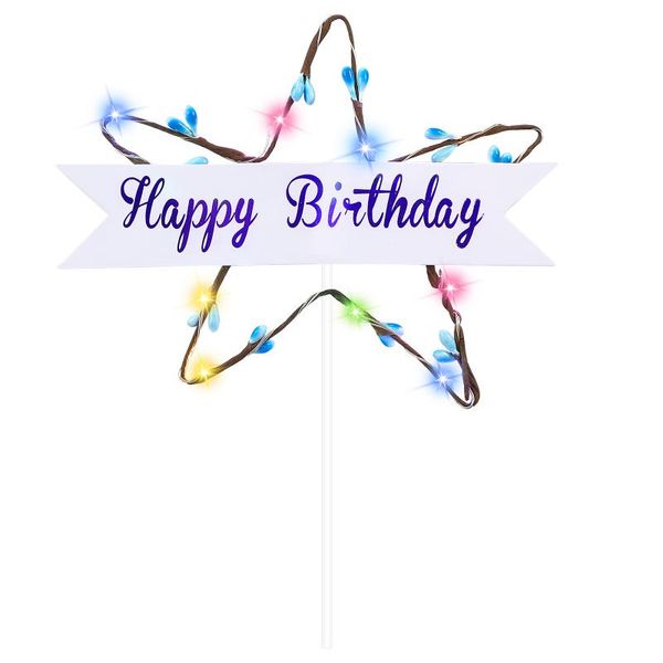 other festive & party supplies amosfun cake er glowing pentagram birthday wrapped with leds fruit dessert decor
other festive & party supplies amosfun cake er glowing pentagram birthday wrapped with leds fruit dessert decor