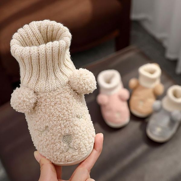 winter home cotton slippers girls boys warm plush sweet cute sheep candy furry for kids slides slipper, Black;grey
winter home cotton slippers girls boys warm plush sweet cute sheep candy furry for kids slides slipper, Black;grey