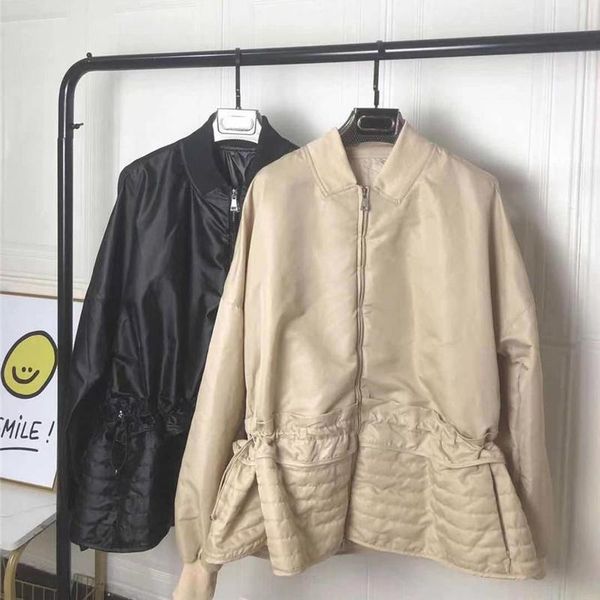women's jackets women spring stand up collar khaki and black color waist adjustable fashion windbreaker woman casual coats, Black;brown
women's jackets women spring stand up collar khaki and black color waist adjustable fashion windbreaker woman casual coats, Black;brown