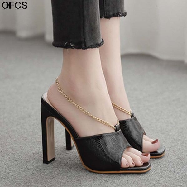 sandals high heel women pu leather snake print slippers shoes square toe fashionmetal chain pumps size 35-40 7yk7, Black
sandals high heel women pu leather snake print slippers shoes square toe fashionmetal chain pumps size 35-40 7yk7, Black
