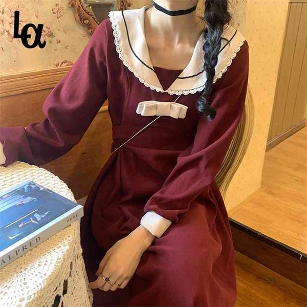 elegant dress women winter party kawaii casual streetwear japanese korean style sweet bow a-line midi 210519, Black;gray
elegant dress women winter party kawaii casual streetwear japanese korean style sweet bow a-line midi 210519, Black;gray