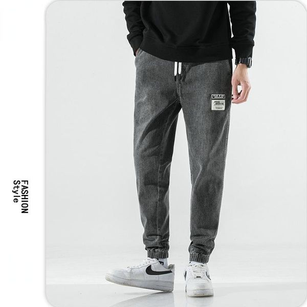 men's jeans printed men trendy brand loose feet pants 2021 trend casual trousers fashion drawstring cropped, Blue
men's jeans printed men trendy brand loose feet pants 2021 trend casual trousers fashion drawstring cropped, Blue