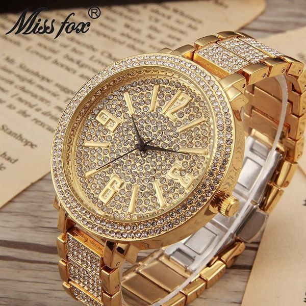 big face watches for women fashion japanese quartz movement full diamond watch female large dial arabic numeral wristwatches, Slivery;brown
big face watches for women fashion japanese quartz movement full diamond watch female large dial arabic numeral wristwatches, Slivery;brown