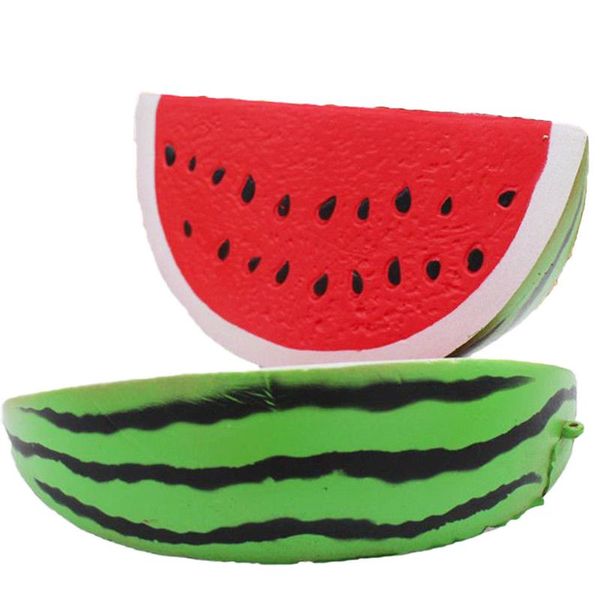 

squishy watermelon jumbo toys kawaii squishies slow rising antistress stress relief wholesale gift decorative objects & figurines