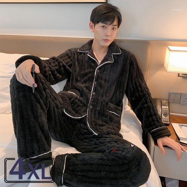 men's sleepwear warm flannel winter thick pajamas stripe long pijama autumn pyjama men coral fleece home cloth 3xl 4xl pijamas, Black;brown
men's sleepwear warm flannel winter thick pajamas stripe long pijama autumn pyjama men coral fleece home cloth 3xl 4xl pijamas, Black;brown