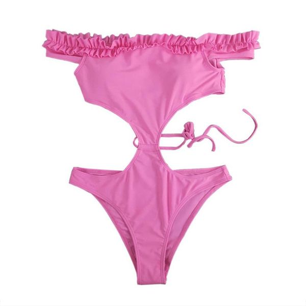 one-piece suits one piece 2021 monokini summer pure color ruffled bandeau maillot de bain women femme beach hollow sport brazilian swim
one-piece suits one piece 2021 monokini summer pure color ruffled bandeau maillot de bain women femme beach hollow sport brazilian swim