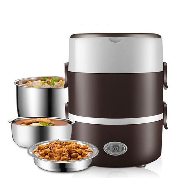 portable electric rice cooker lunch box 2/3layers available steamer stainless steel meal thermal heating cookers
portable electric rice cooker lunch box 2/3layers available steamer stainless steel meal thermal heating cookers