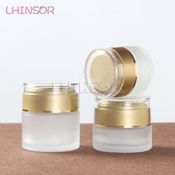 storage bottles & jars 5pcs/lot 20g 30g 50g frosted glass cream jar empty cosmetic plastic screw cap container makeup containers
storage bottles & jars 5pcs/lot 20g 30g 50g frosted glass cream jar empty cosmetic plastic screw cap container makeup containers