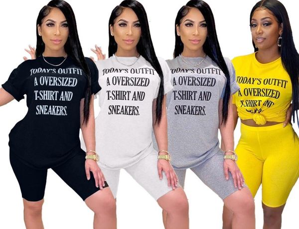 women's tracksuits designer two piece set tracksuit women summer clothes fitness supplies letter print short sleeve crop shorts breatha, Gray
women's tracksuits designer two piece set tracksuit women summer clothes fitness supplies letter print short sleeve crop shorts breatha, Gray