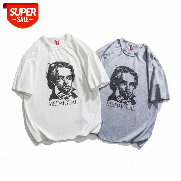 mansclot character print round neck loose short sleeve t-shirt male half #ky12, White;black
mansclot character print round neck loose short sleeve t-shirt male half #ky12, White;black