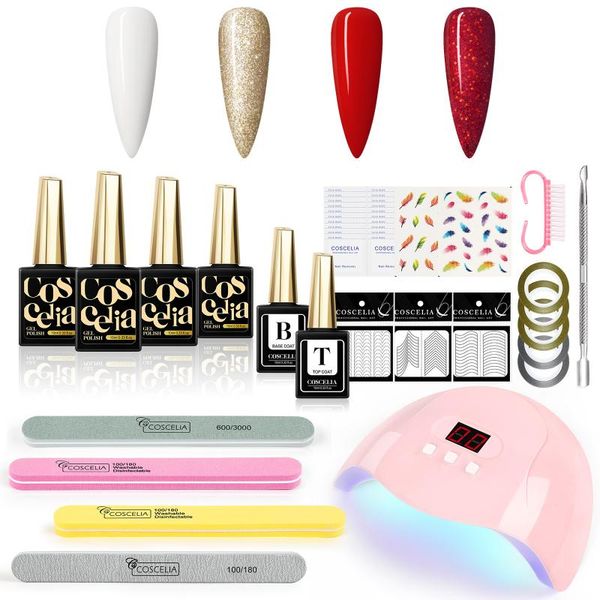 nail art kits gel polish set witn uv led lamp base coat semi permanent manicure soak off professional tools kit for
nail art kits gel polish set witn uv led lamp base coat semi permanent manicure soak off professional tools kit for