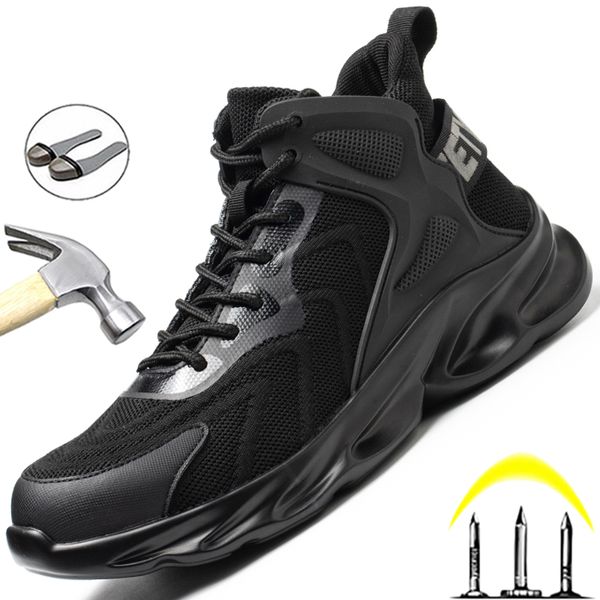 new 2022 work & safety boots indestructible work sneakers anti-puncture safety shoes light outdoor anti-smash steel toe shoes, Black
new 2022 work & safety boots indestructible work sneakers anti-puncture safety shoes light outdoor anti-smash steel toe shoes, Black