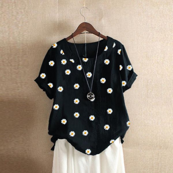 women casual boho floral print loose blouse short sleeve shirt round neck women's blouses & shirts, White
women casual boho floral print loose blouse short sleeve shirt round neck women's blouses & shirts, White