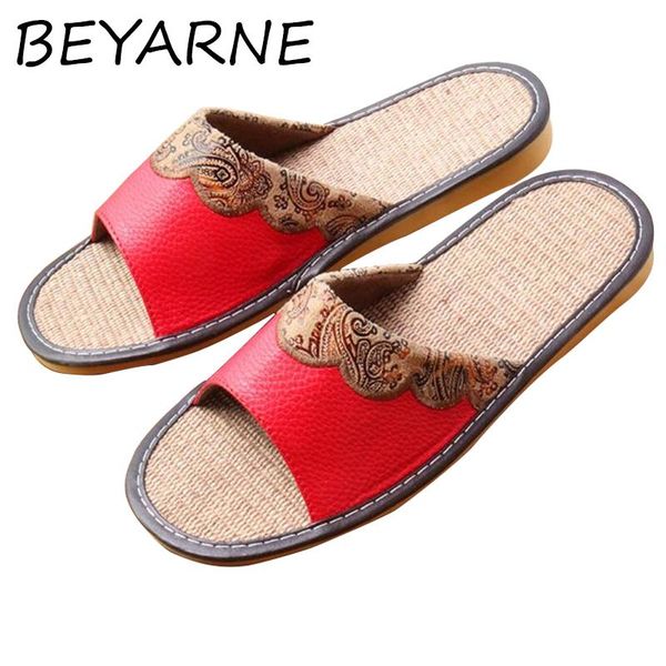 summer couples linen cool breathable cow leather slipper genuine embroidered sweat indoor muscle women e197 slippers, Black
summer couples linen cool breathable cow leather slipper genuine embroidered sweat indoor muscle women e197 slippers, Black
