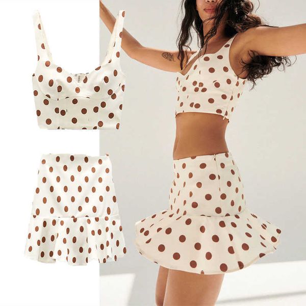 za ruffle polka dot mini skirt women high waist vintage summer skirt fashion side zip female elegant short skirts 210602, Black
za ruffle polka dot mini skirt women high waist vintage summer skirt fashion side zip female elegant short skirts 210602, Black