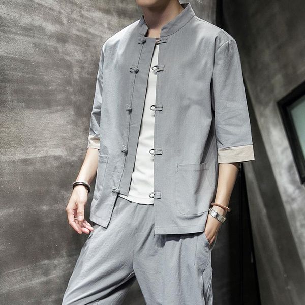 men's jackets men gary coat hanfu chinese style kimono jacket solid color open stitch half sleeve shirt male cardigan big size 5xl, Black;brown
men's jackets men gary coat hanfu chinese style kimono jacket solid color open stitch half sleeve shirt male cardigan big size 5xl, Black;brown