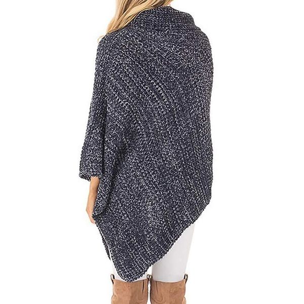 button loose casual solid dating knitted pullover shopping high collar hip women sweater autumn winter irregular bat sleeve women's swe, White;black
button loose casual solid dating knitted pullover shopping high collar hip women sweater autumn winter irregular bat sleeve women's swe, White;black