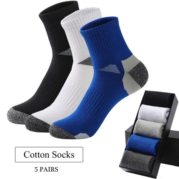 men's socks 5 pairs/lot cotton compression for man trekking formal work male meia contrast color designer brand fit eu38-44, Black
men's socks 5 pairs/lot cotton compression for man trekking formal work male meia contrast color designer brand fit eu38-44, Black