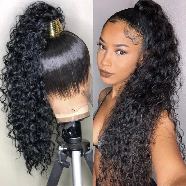 synthetic wigs long water wave hair t part lace for black women glueless heat resistant natural hairline middle wig
synthetic wigs long water wave hair t part lace for black women glueless heat resistant natural hairline middle wig