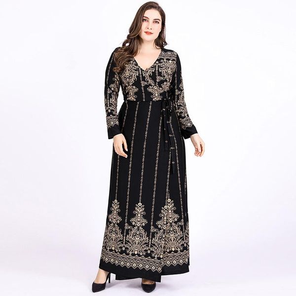 casual dresses maketina 6xl plus size muslim dress women autumn winter long sleeve print vintage maxi 2021 arrivals, Black;gray
casual dresses maketina 6xl plus size muslim dress women autumn winter long sleeve print vintage maxi 2021 arrivals, Black;gray