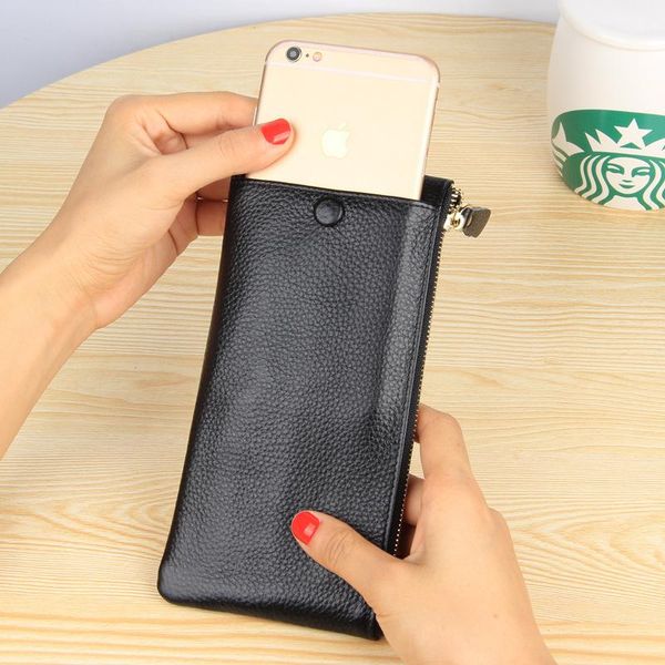 wallets european and american ultra-thin first layer cowhide wallet ladies leather simple fashion clutch large screen mobile phone bag, Red;black
wallets european and american ultra-thin first layer cowhide wallet ladies leather simple fashion clutch large screen mobile phone bag, Red;black