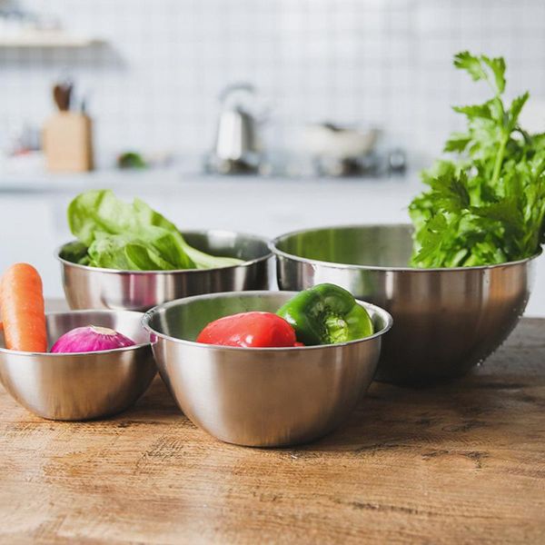 bowls 304 stainless steel serving multifunctional for metal rice salad cooking bake easy to clean durable high quallity 1pc
bowls 304 stainless steel serving multifunctional for metal rice salad cooking bake easy to clean durable high quallity 1pc