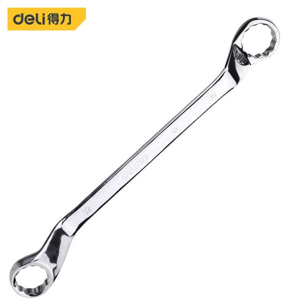hand tools deli wrench dual head double end ring spanner deep offset box-end wrenches auto repair silver
hand tools deli wrench dual head double end ring spanner deep offset box-end wrenches auto repair silver
