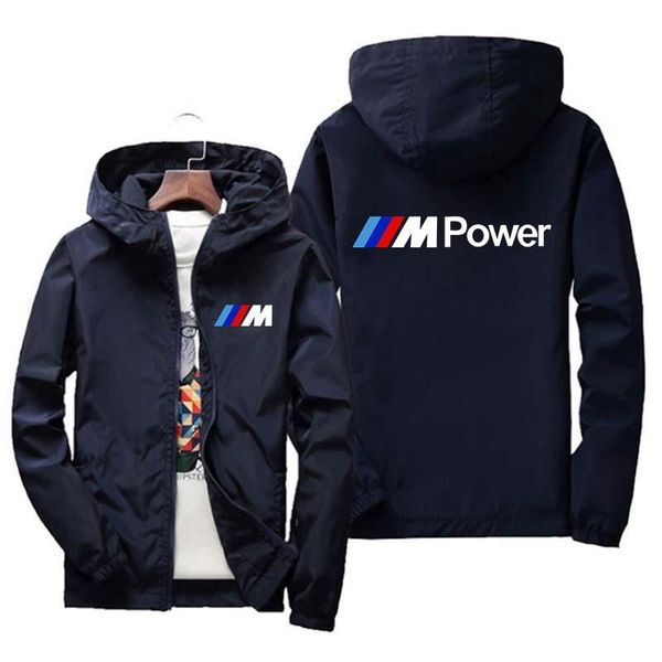men's jackets spring and summer 2021 m power hooded jacket casual windbreaker zipper thin section men, Black;brown
men's jackets spring and summer 2021 m power hooded jacket casual windbreaker zipper thin section men, Black;brown