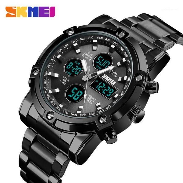fashion wrist watches for men trend multi-functional large dial business men's electronic watch wristwatches, Slivery;brown
fashion wrist watches for men trend multi-functional large dial business men's electronic watch wristwatches, Slivery;brown