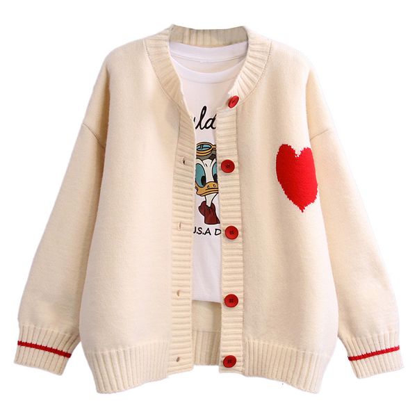 women's sweaters sweet chic-chic love standard sleeve heart long cardigan jacket japanese-style cleavage in v single breasted elastic s, White;black
women's sweaters sweet chic-chic love standard sleeve heart long cardigan jacket japanese-style cleavage in v single breasted elastic s, White;black