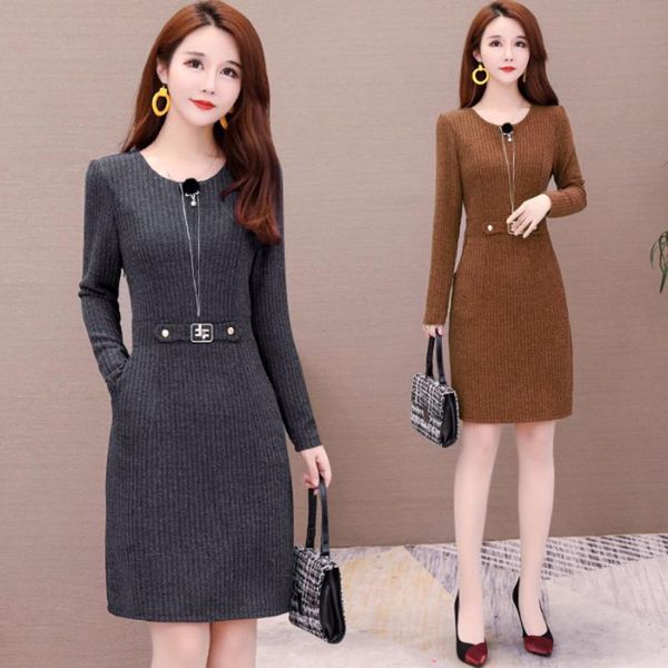 casual dresses women autumn winter long sweater dress female sleeve a-line knitted mini vestidos office lady plus size l-5x, Black;gray
casual dresses women autumn winter long sweater dress female sleeve a-line knitted mini vestidos office lady plus size l-5x, Black;gray