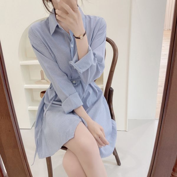 dresses blue striped stylish streetwear lapel minimalist autumn chic geometric female large size ol clothe, Black;gray
dresses blue striped stylish streetwear lapel minimalist autumn chic geometric female large size ol clothe, Black;gray