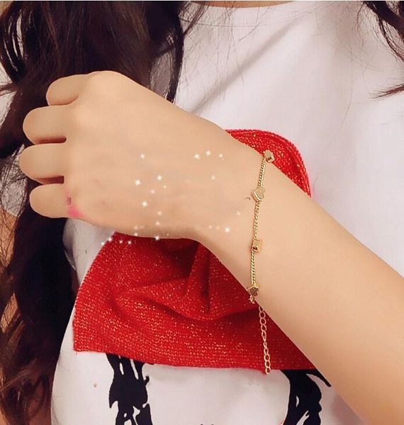 link, chain arrival women party elegant simple bracelet girly gold colors star/heart gifts bangle jewelry, Black
link, chain arrival women party elegant simple bracelet girly gold colors star/heart gifts bangle jewelry, Black