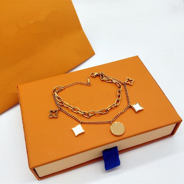 gold fashion titanium steel letter l charm bracelets light luxury ladies party gift four-leaf clover design jewelry, Golden;silver
gold fashion titanium steel letter l charm bracelets light luxury ladies party gift four-leaf clover design jewelry, Golden;silver