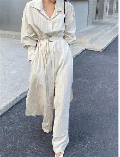 casual dresses woman elegant long shirt midi dress buttons bandge spring autumn 2021 summer loose pure clothing, Black;gray
casual dresses woman elegant long shirt midi dress buttons bandge spring autumn 2021 summer loose pure clothing, Black;gray