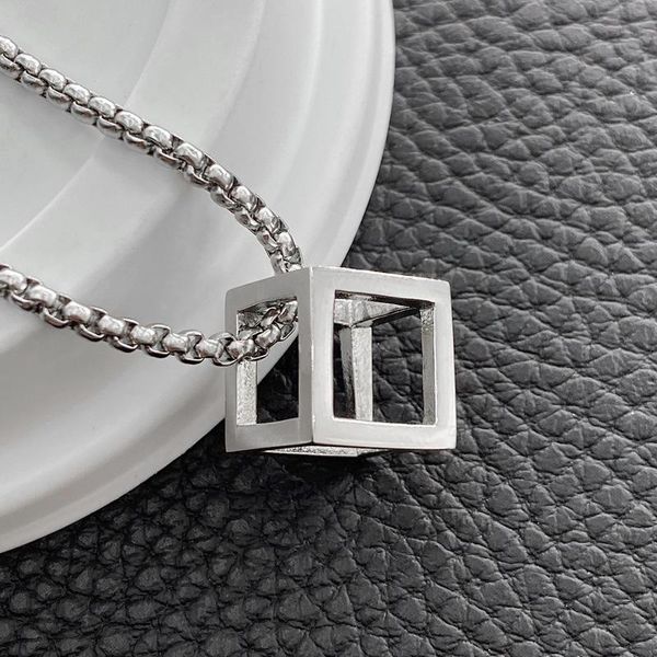 necklaces women square pendant stainless steel chain fashion womens necklace set for man accessories jewelry on the neck, Silver
necklaces women square pendant stainless steel chain fashion womens necklace set for man accessories jewelry on the neck, Silver